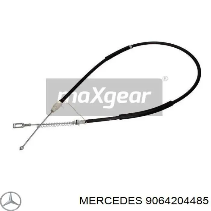 9064204485 Mercedes cable de freno de mano trasero derecho/izquierdo