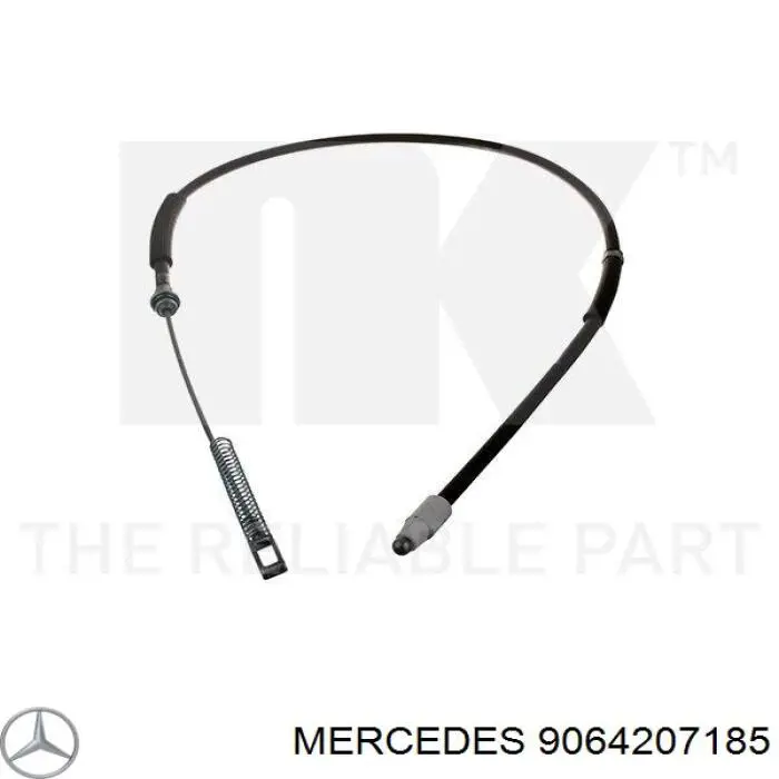 9064207185 Mercedes cable de freno de mano trasero derecho/izquierdo