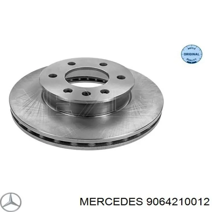 9064210012 Mercedes disco de freno delantero