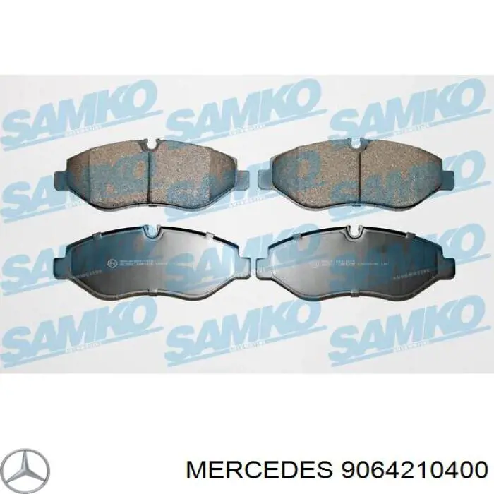 Pastillas freno delanteras Mercedes 9064210400 precio, desde 31,40 EUR