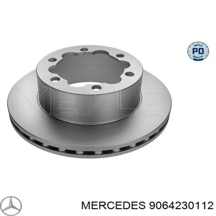 9064230112 Mercedes disco de freno trasero