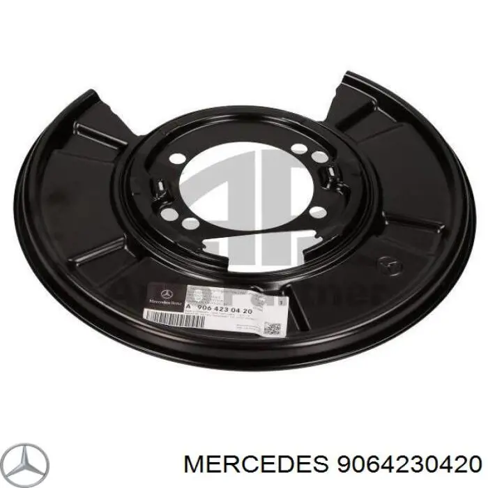 9064230420 Mercedes Protector de disco de freno trasero