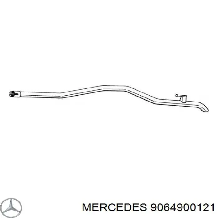Silenciador trasero 9064900121 Mercedes