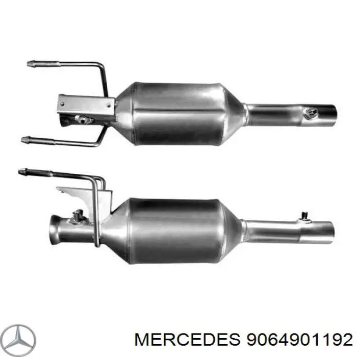 9064901192 Mercedes filtro hollín/partículas, sistema escape