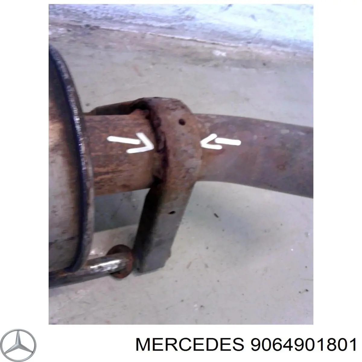 9064901801 Mercedes silenciador posterior