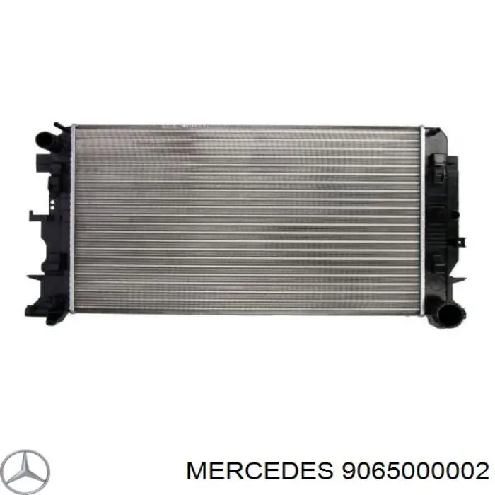 9065000002 Mercedes radiador refrigeración del motor