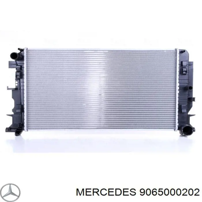 9065000202 Mercedes radiador refrigeración del motor