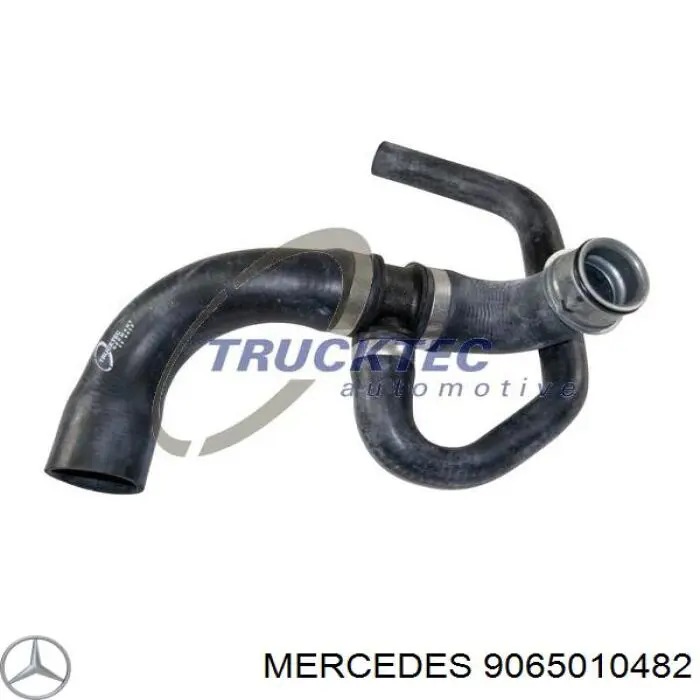 9065010482 Mercedes manguera refrigerante para radiador inferiora