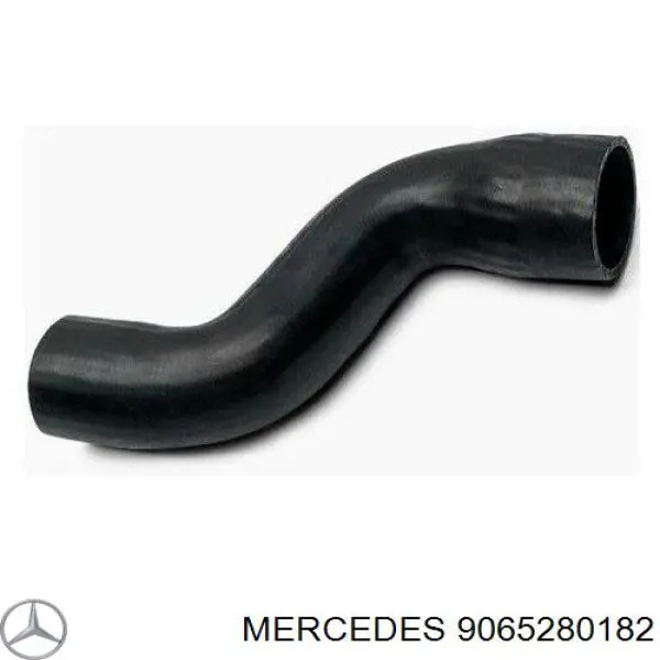 9065280182 Mercedes tubo flexible de aire de sobrealimentación izquierdo