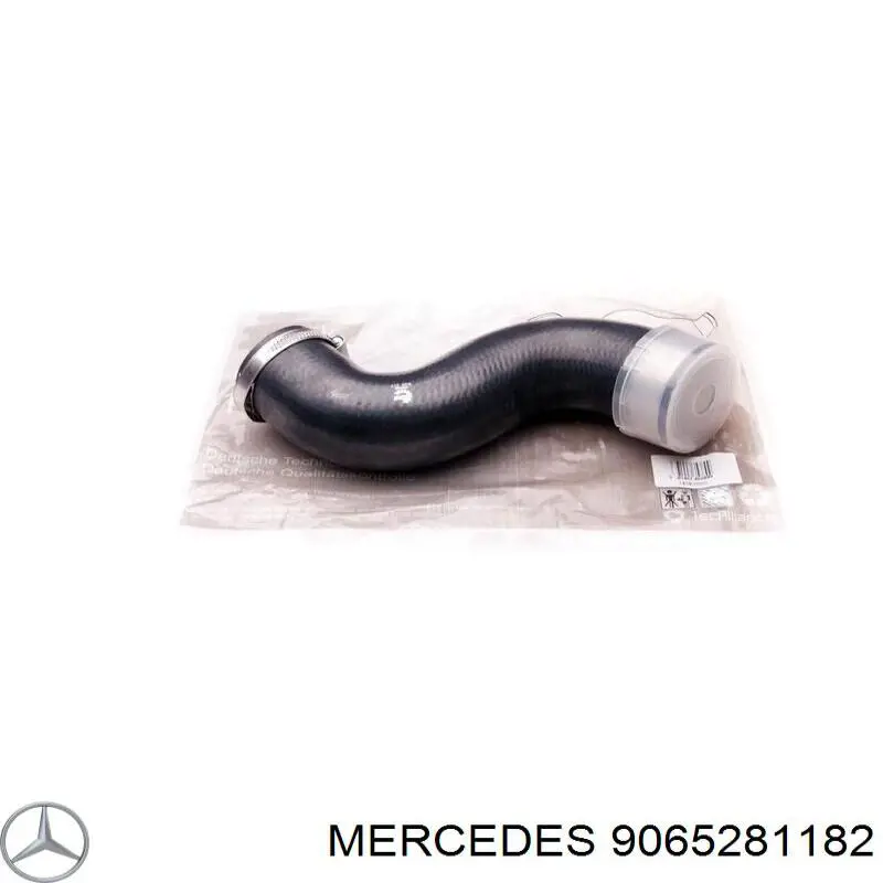 9065281182 Mercedes tubo flexible de aire de sobrealimentación izquierdo