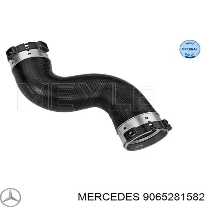 9065281582 Mercedes tubo flexible de aire de sobrealimentación izquierdo