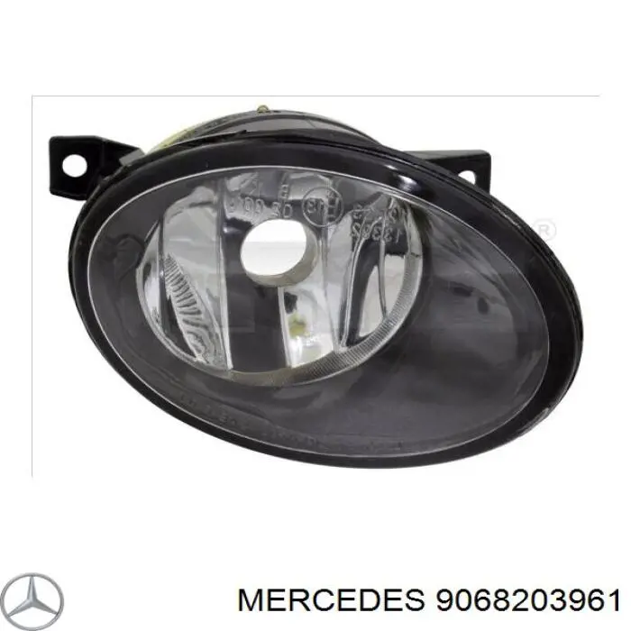 9068203961 Mercedes faro antiniebla derecho