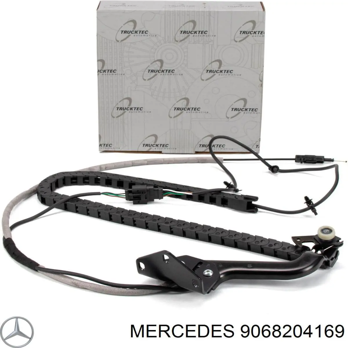 9068204169 Mercedes mazo de cables puerta lateral corrediza derecha