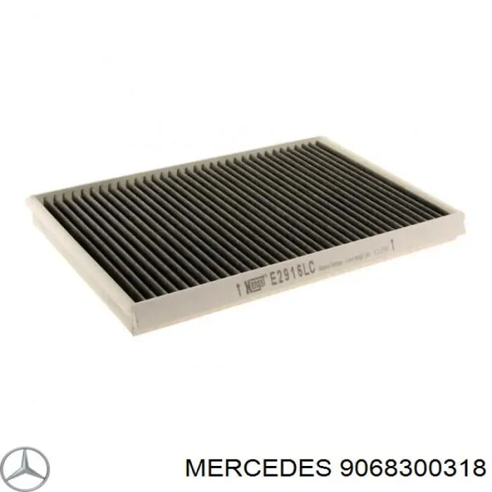 9068300318 Mercedes filtro de habitáculo