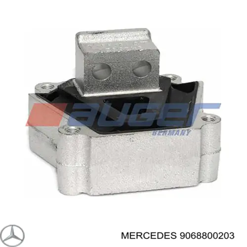 9068800203 Mercedes soporte de radiador completo