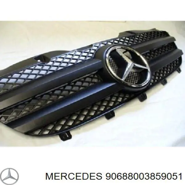 Rejilla delantera Mercedes 90688003859051 precio, desde 58,08 EUR