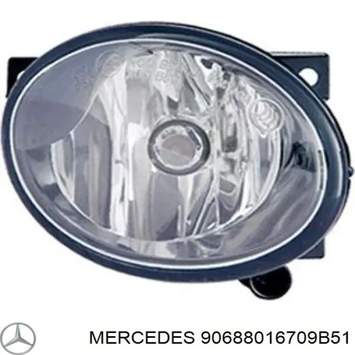 Comprar 90688016709B51 Mercedes Defensa delantera