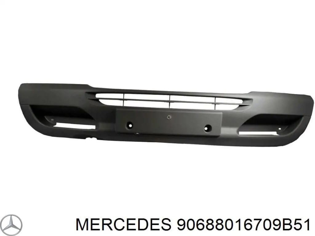 90688016709b51 Mercedes paragolpes delantero