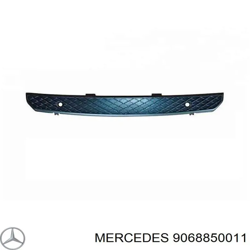 9068850011 Mercedes listón embellecedor/protector, parachoques delantero