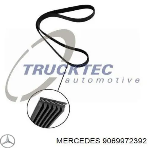 Comprar 9069972392 Mercedes Correa trapezoidal