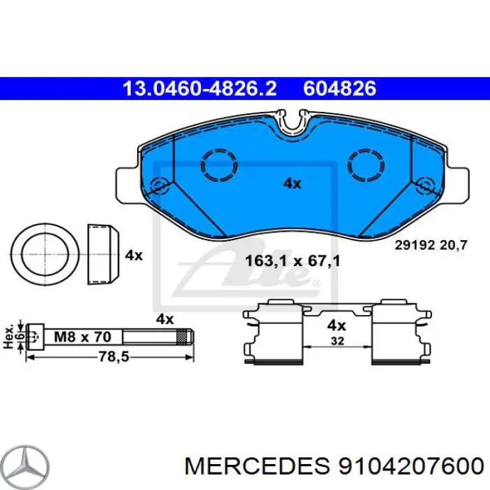 9104207600 Mercedes