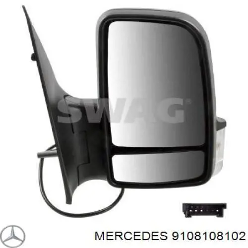 Espejo izquierdo Mercedes 9108108102 precio, desde 199,70 EUR
