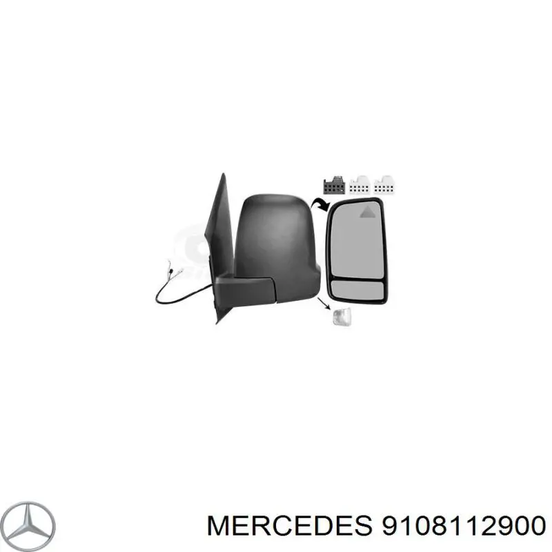 302024 Solgy cristal de espejo retrovisor exterior izquierdo