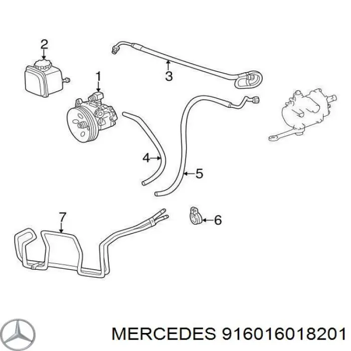 N916016018201 Mercedes 