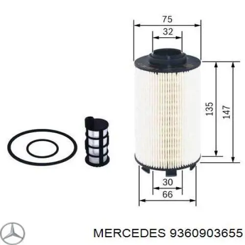 Filtro de gasoil TRUCK ATEGO III camión volquete (2013-2026) original desde 61,05 €
