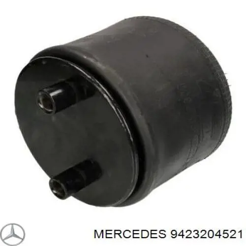 9423204521 Mercedes muelle neumático, suspensión, eje delantero