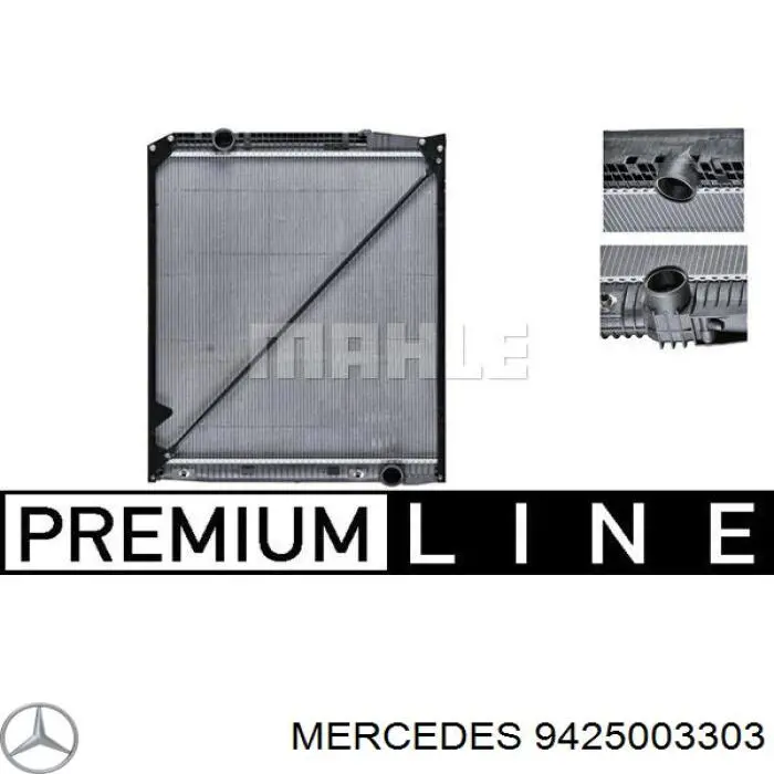 Comprar 9425003303 Mercedes Radiador de auto