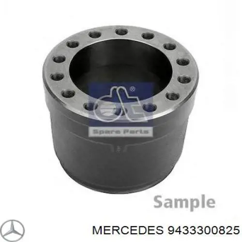 9433300825 Mercedes cubo de rueda delantero