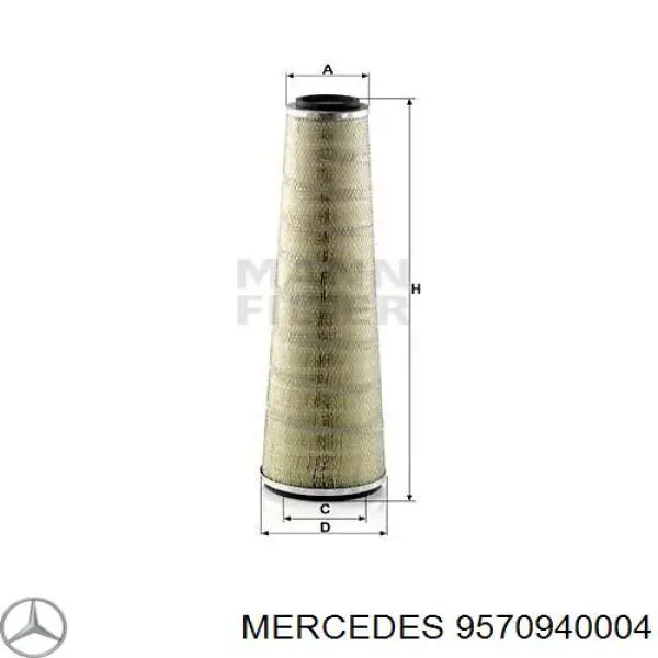 9570940004 Mercedes filtro de aire