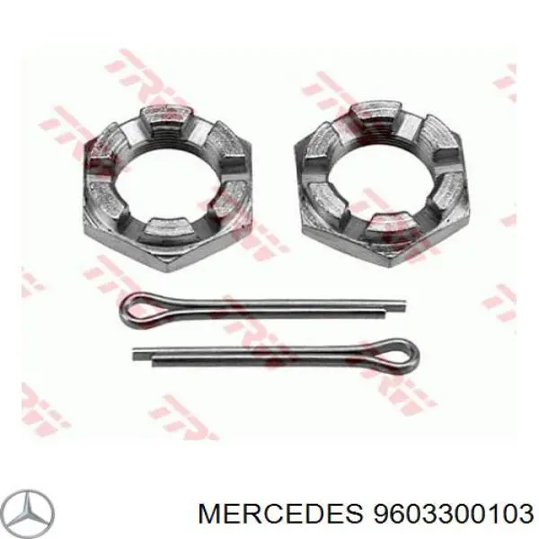 9603300103 Mercedes barra oscilante, suspensión de ruedas, eje delantero