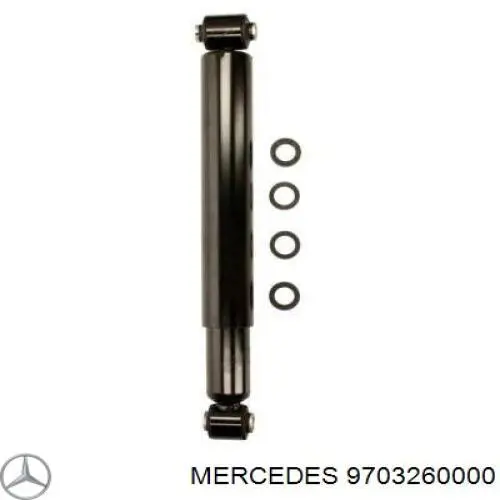 9703260000 Mercedes amortiguador trasero