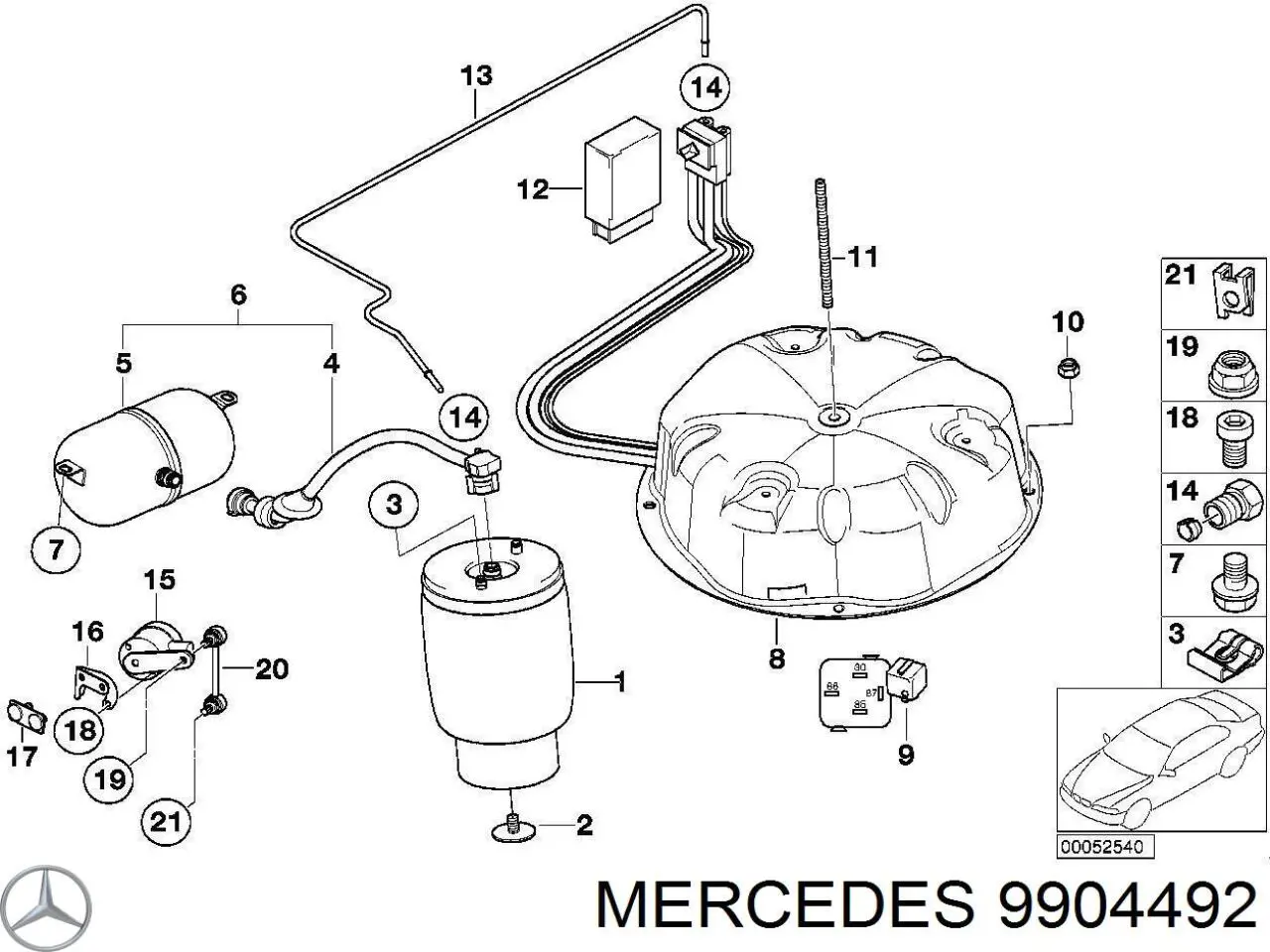 9904492 Mercedes