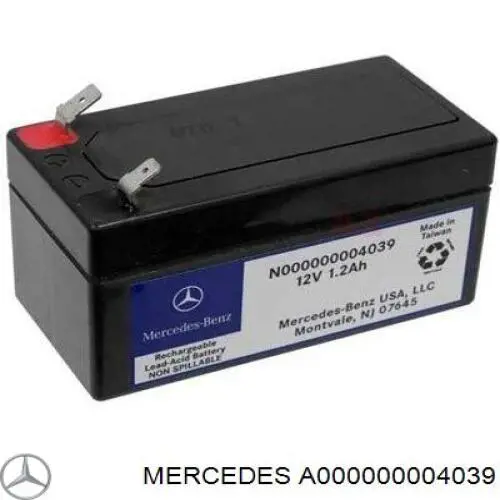 Batería de Arranque Mercedes (A000000004039)