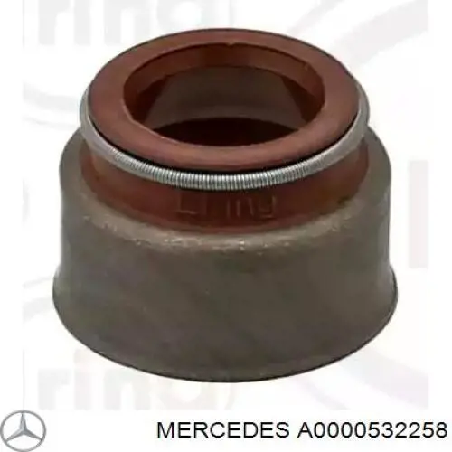 A0000532258 Mercedes sello de aceite de valvula (rascador de aceite Entrada/Salida)