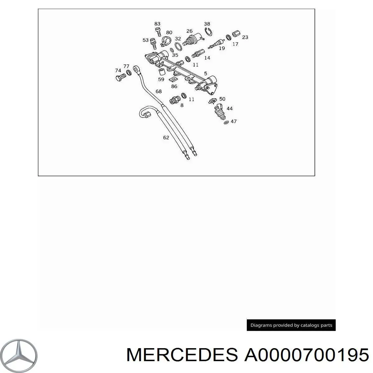  Mercedes A0000700195 precio, desde 25,06 EUR