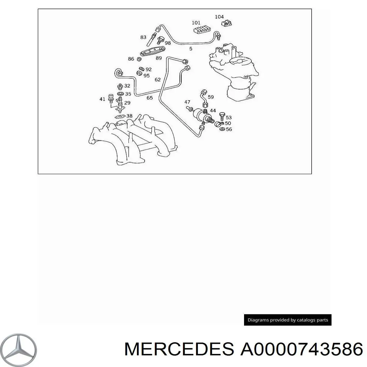  Mercedes A0000743586 precio, desde 22,39 EUR