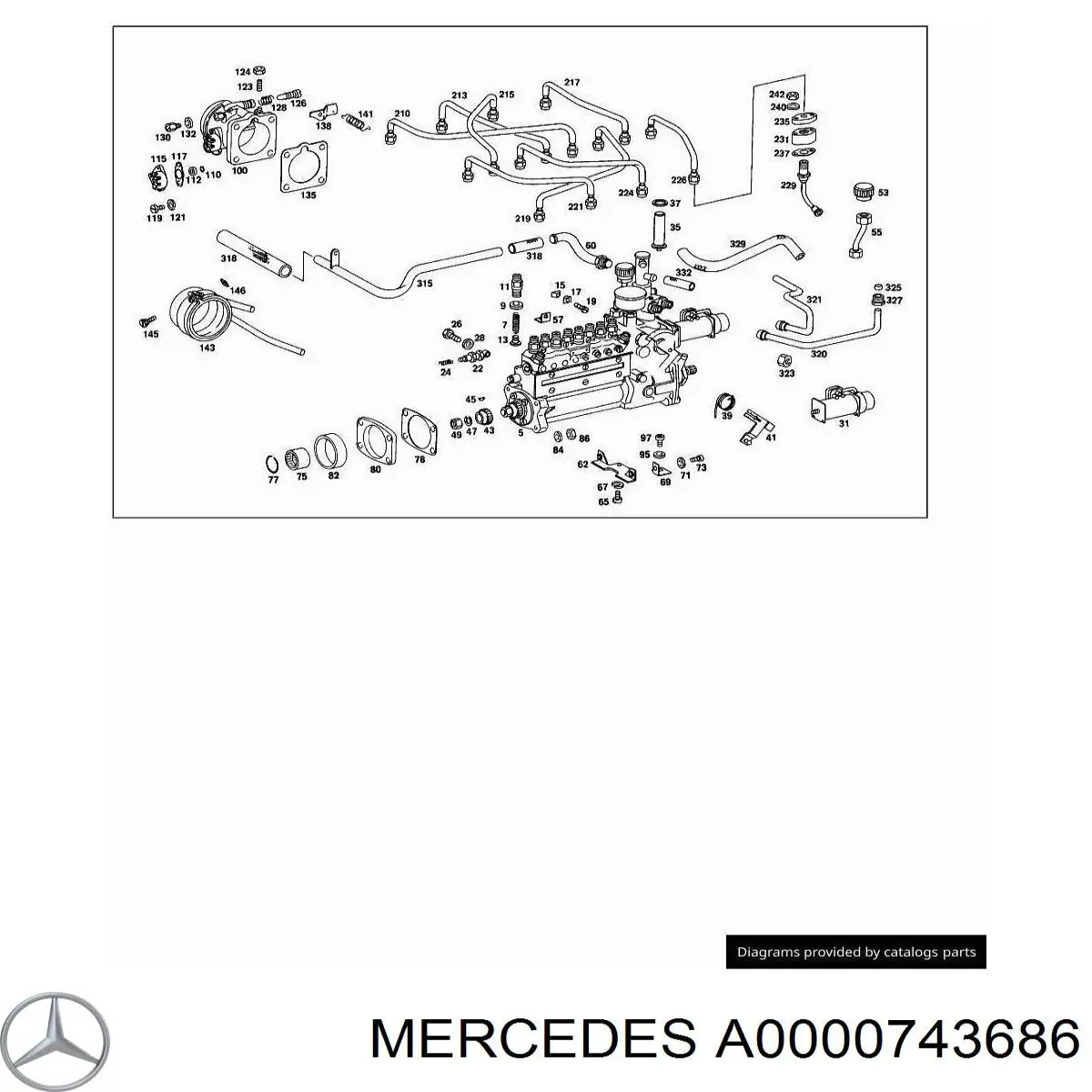  Mercedes A0000743686 precio, desde 19,53 EUR