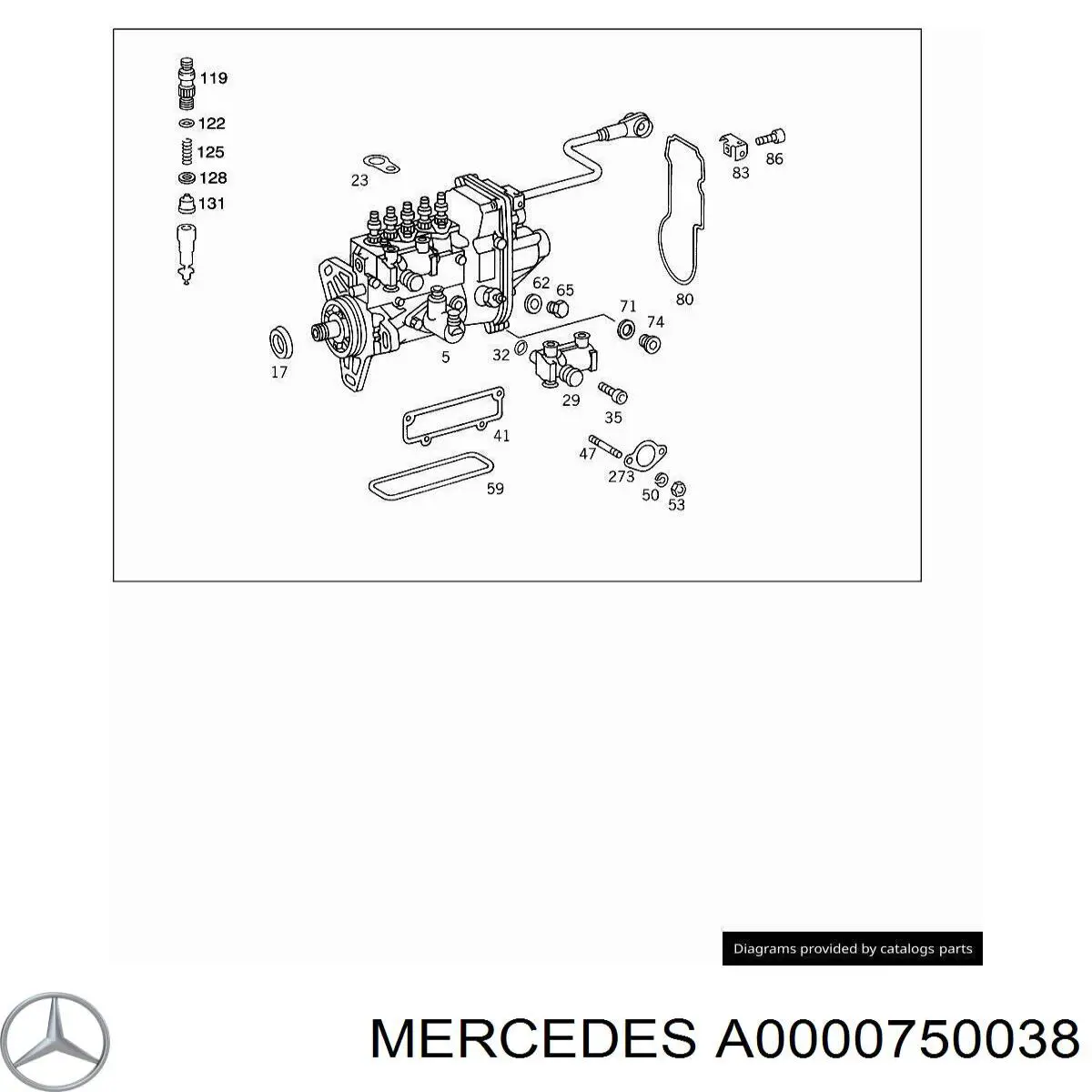 A0000750038 Mercedes