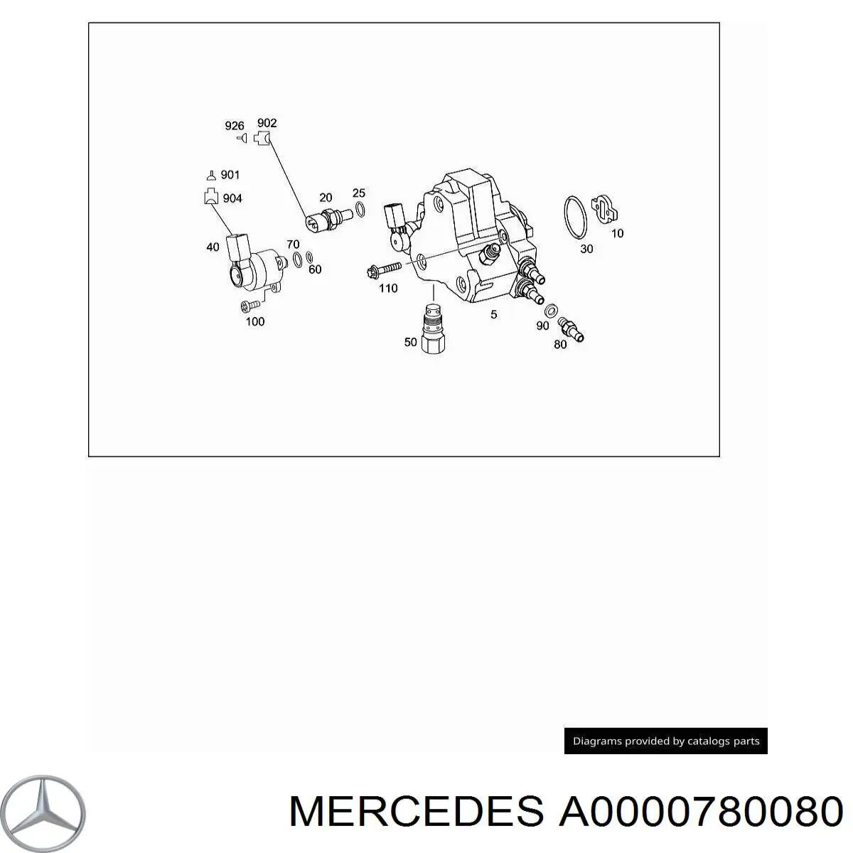 A0000780080 Mercedes