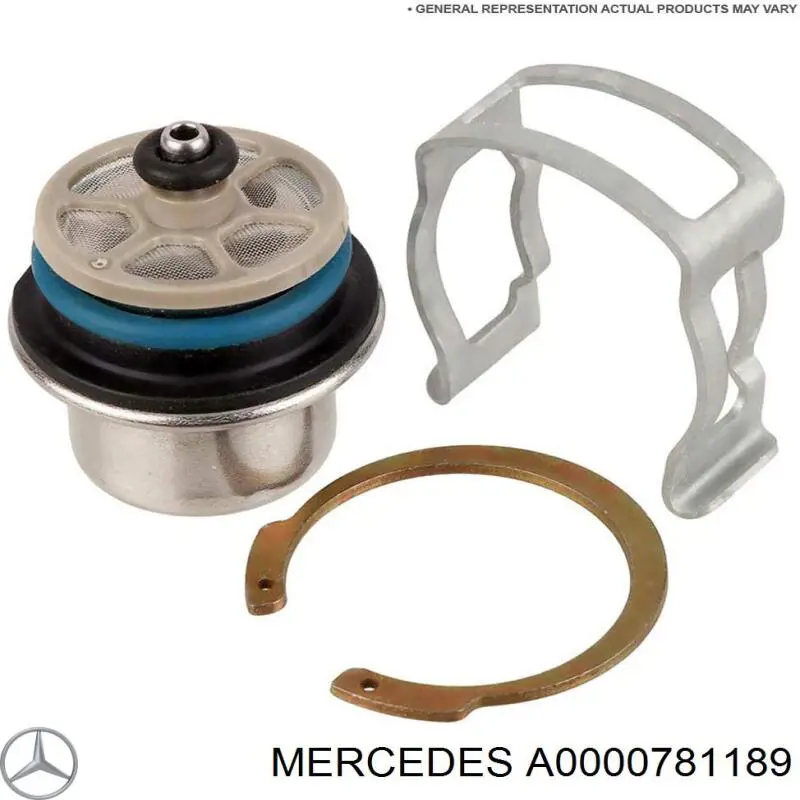 0000781189 Mercedes regulador de presión de combustible