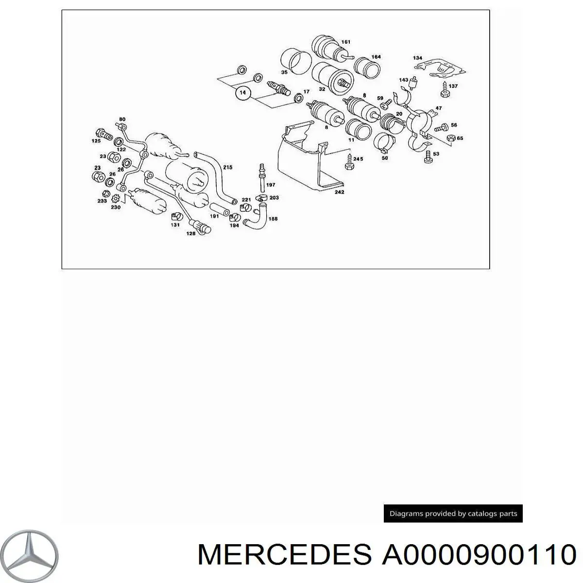 Juego de reparación de bomba de cebado de combustible Mercedes A0000900110 precio, desde 29,29 EUR