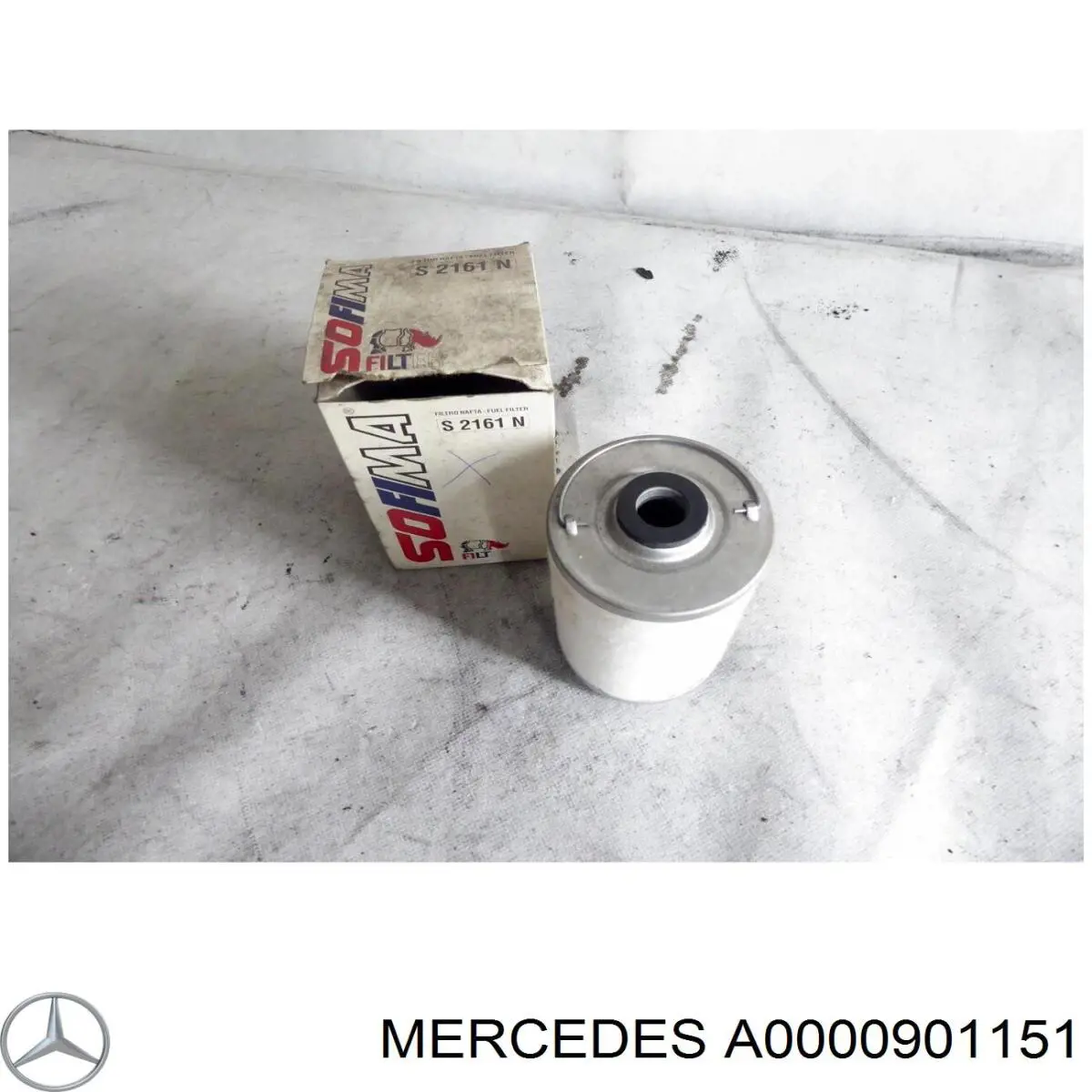 A0000901151 Mercedes filtro combustible