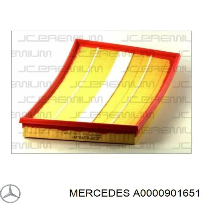 El filtro de aire Mercedes A0000901651 precio, desde 11,02 EUR