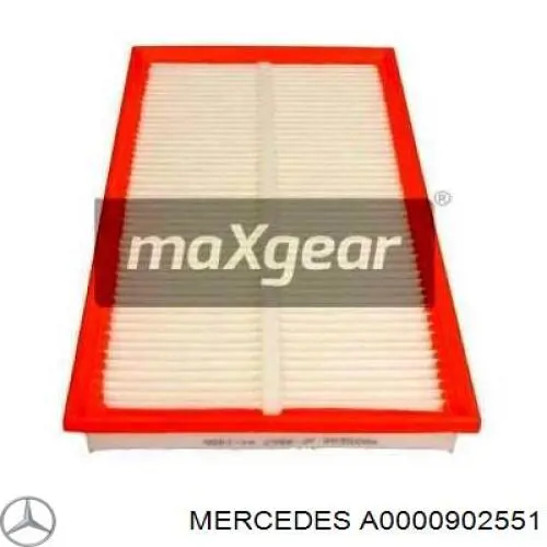A0000902551 Mercedes filtro de aire
