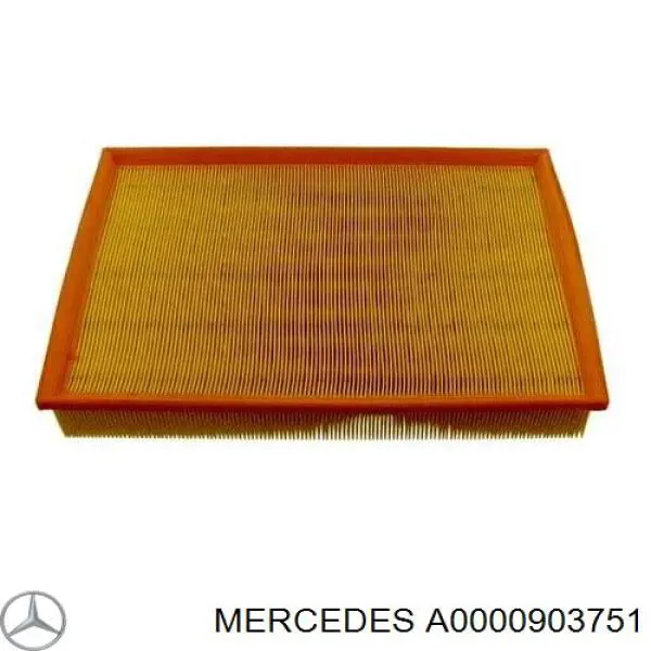 A0000903751 Mercedes filtro de aire