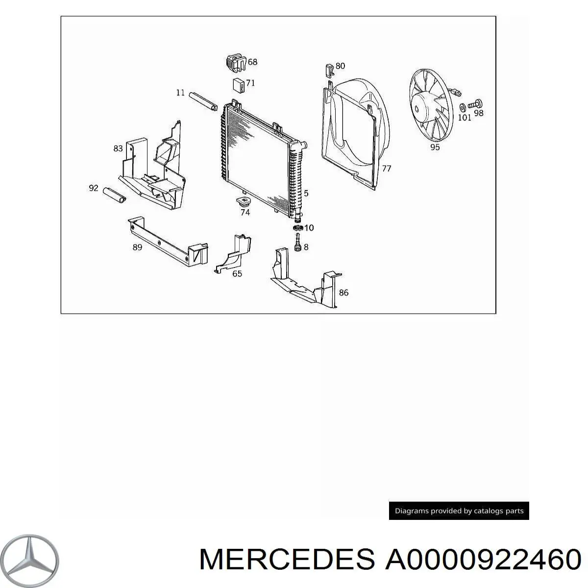 Comprar A0000922460 Mercedes 